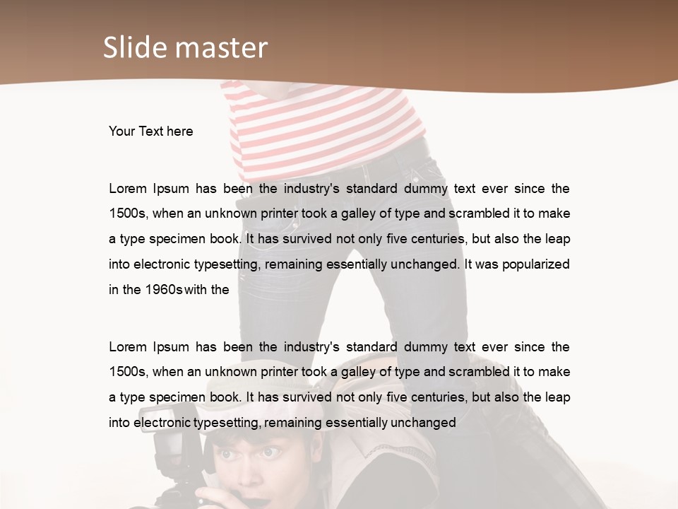 Two Female Take PowerPoint Template