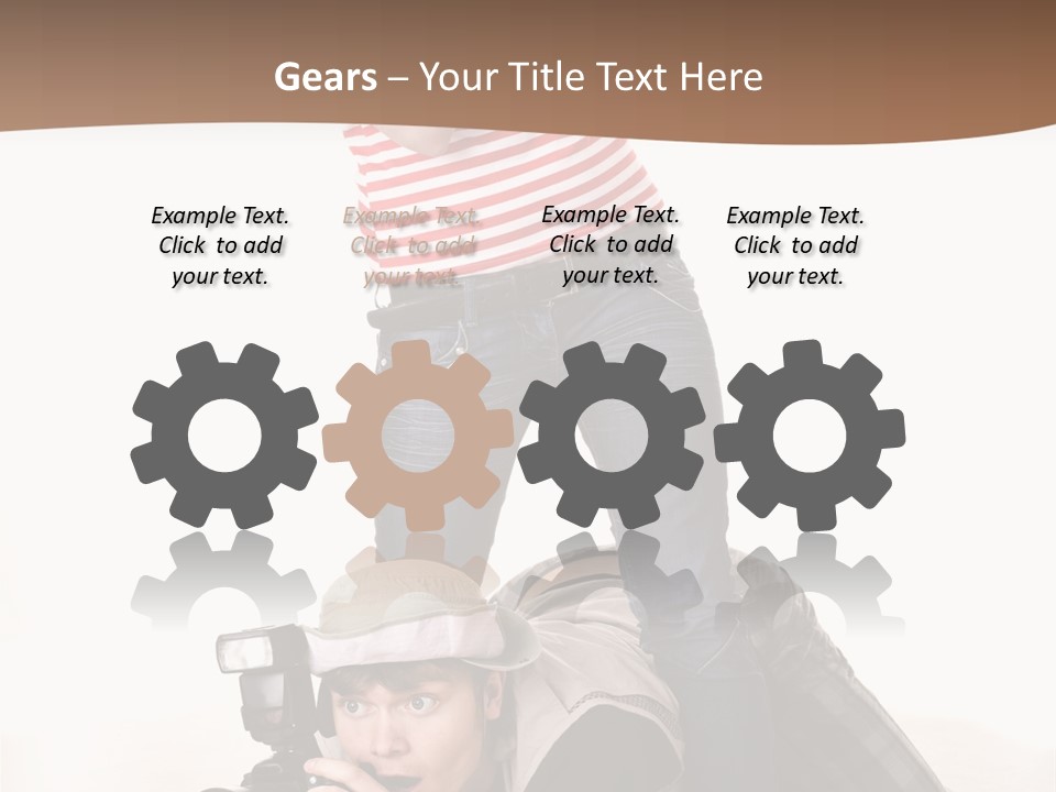 Two Female Take PowerPoint Template