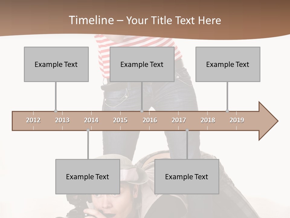 Two Female Take PowerPoint Template