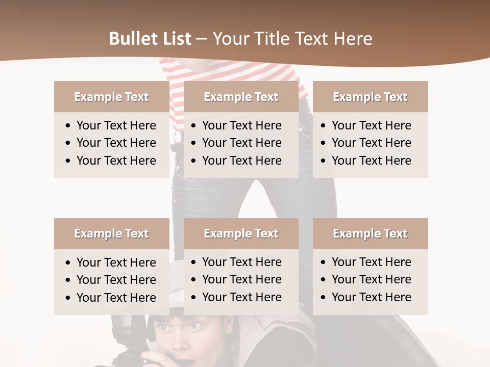 Two Female Take PowerPoint Template