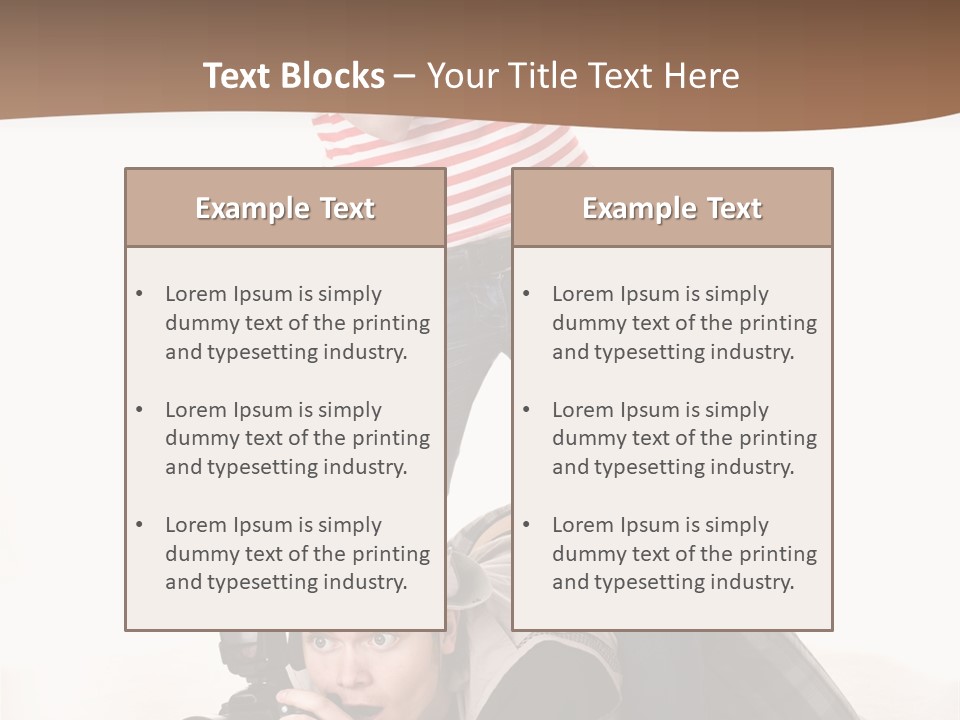 Two Female Take PowerPoint Template