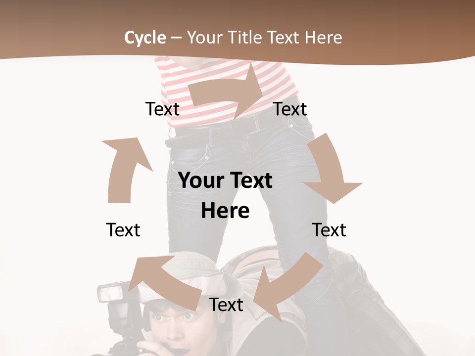Two Female Take PowerPoint Template