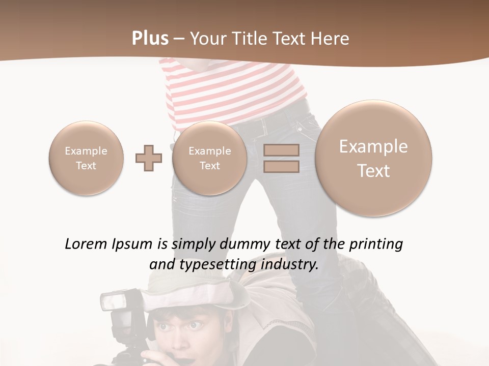 Two Female Take PowerPoint Template