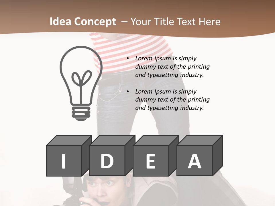 Two Female Take PowerPoint Template