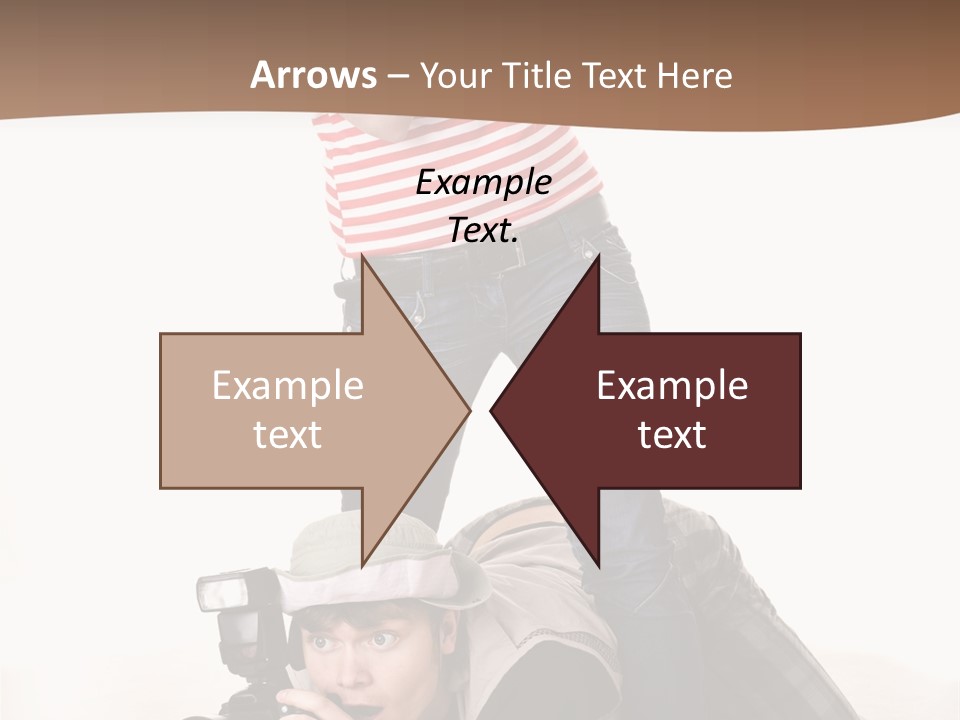 Two Female Take PowerPoint Template