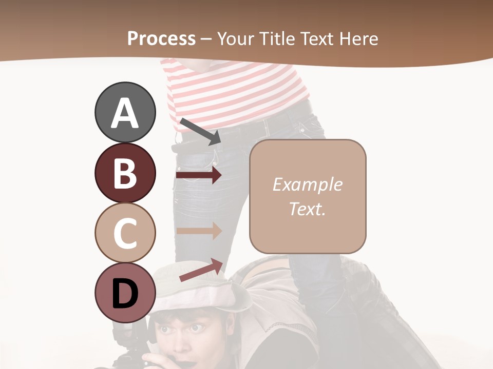 Two Female Take PowerPoint Template