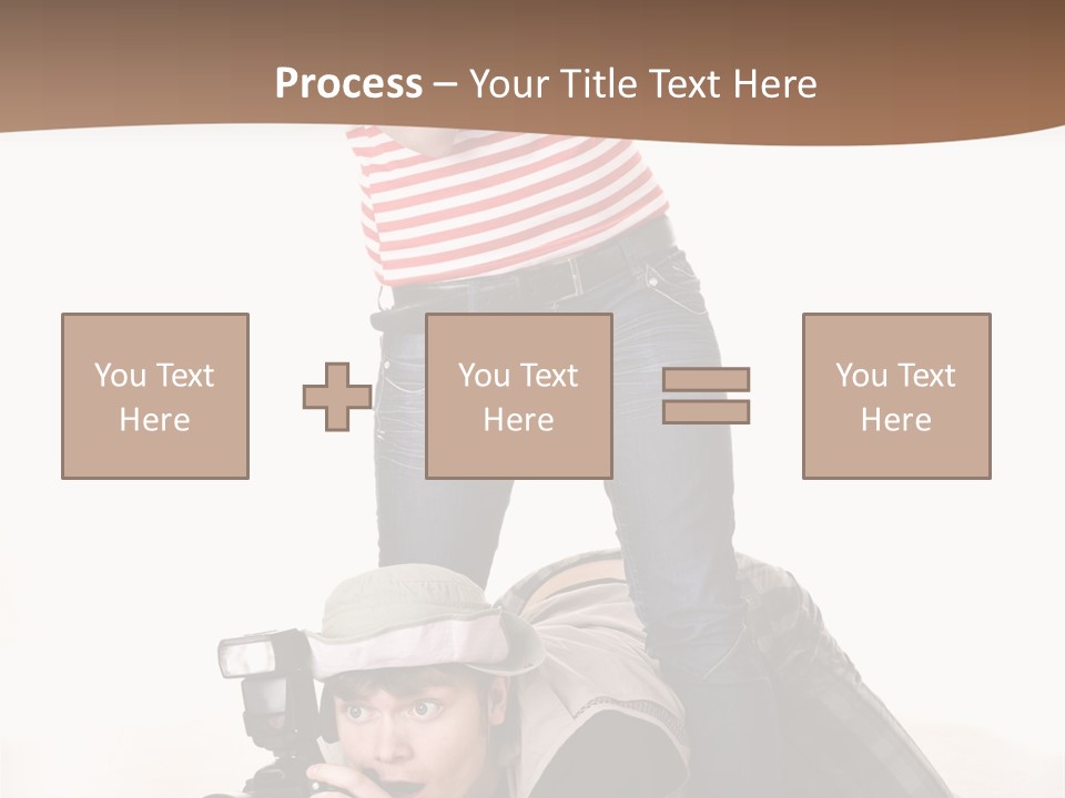 Two Female Take PowerPoint Template
