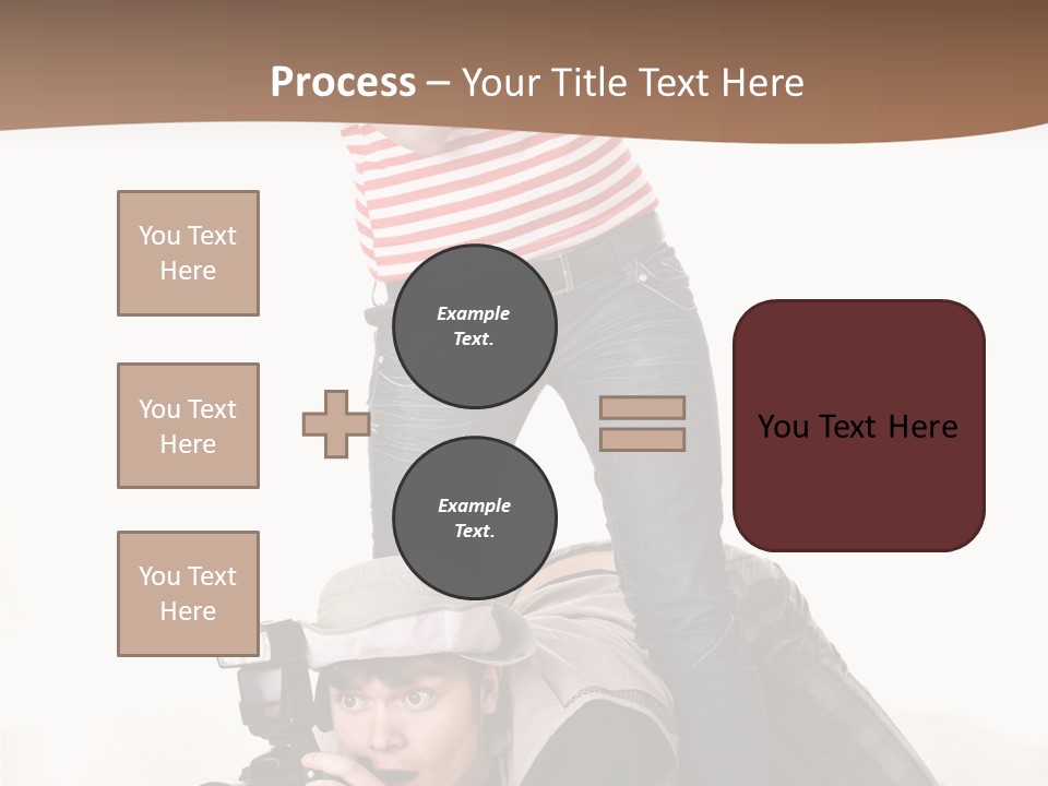 Two Female Take PowerPoint Template