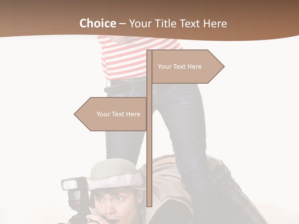 Two Female Take PowerPoint Template