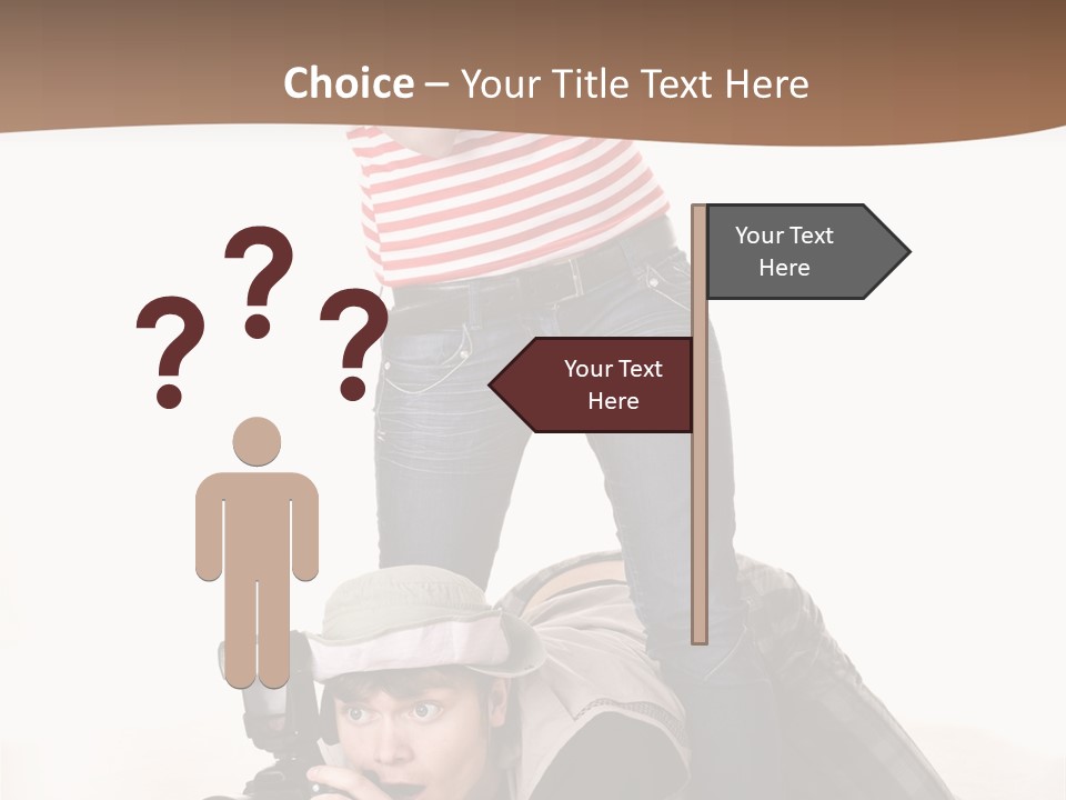 Two Female Take PowerPoint Template