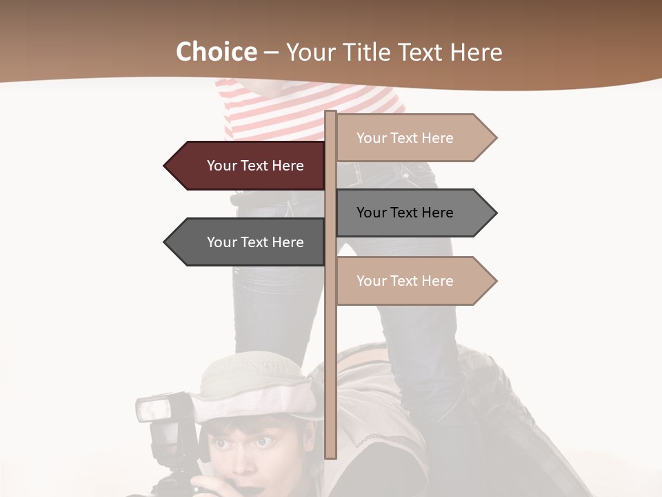 Two Female Take PowerPoint Template