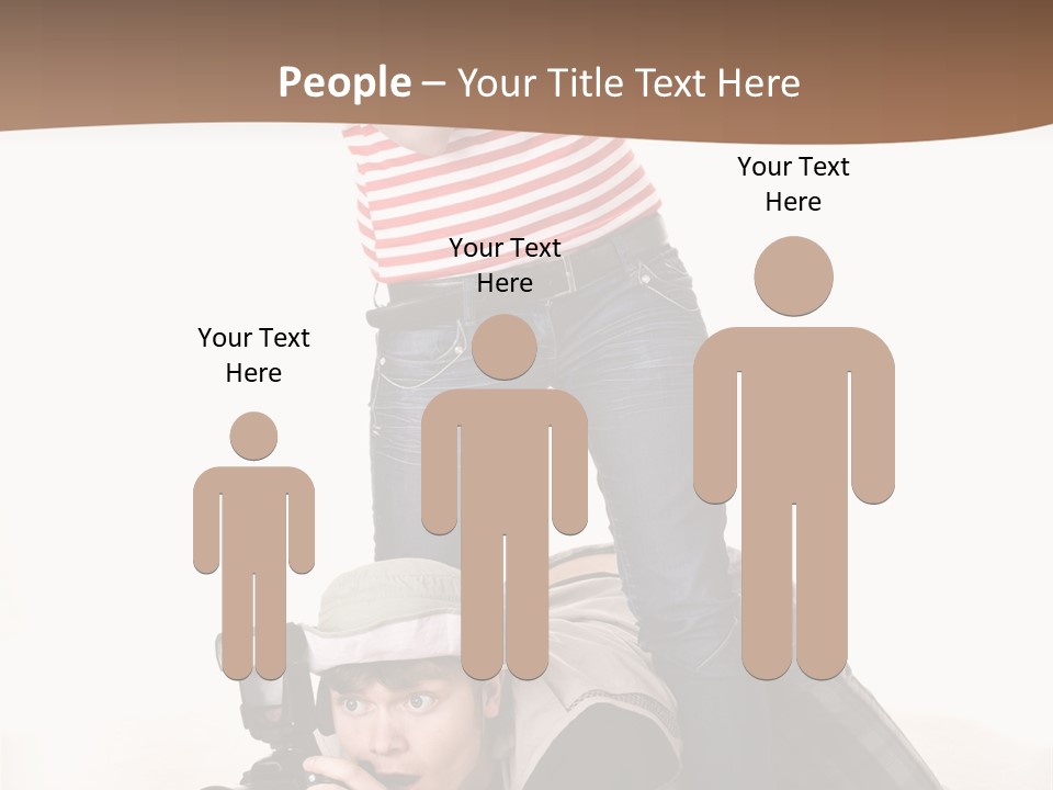 Two Female Take PowerPoint Template