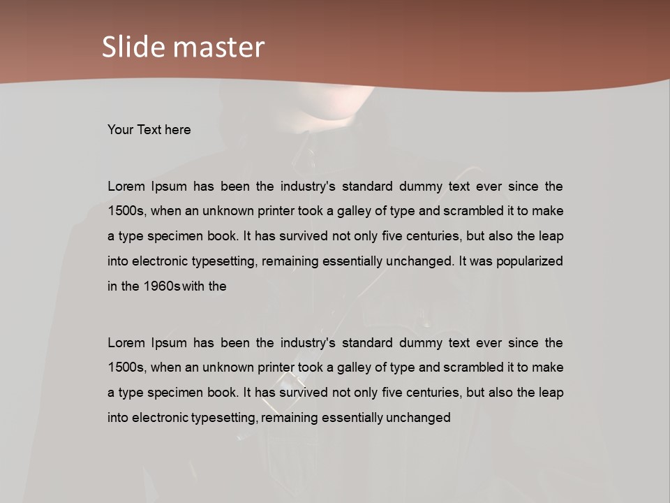 Symbol Star Fashion PowerPoint Template