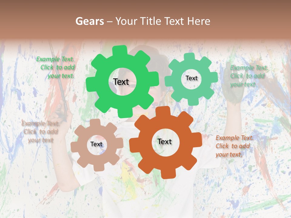 Happy Paint Workshop PowerPoint Template