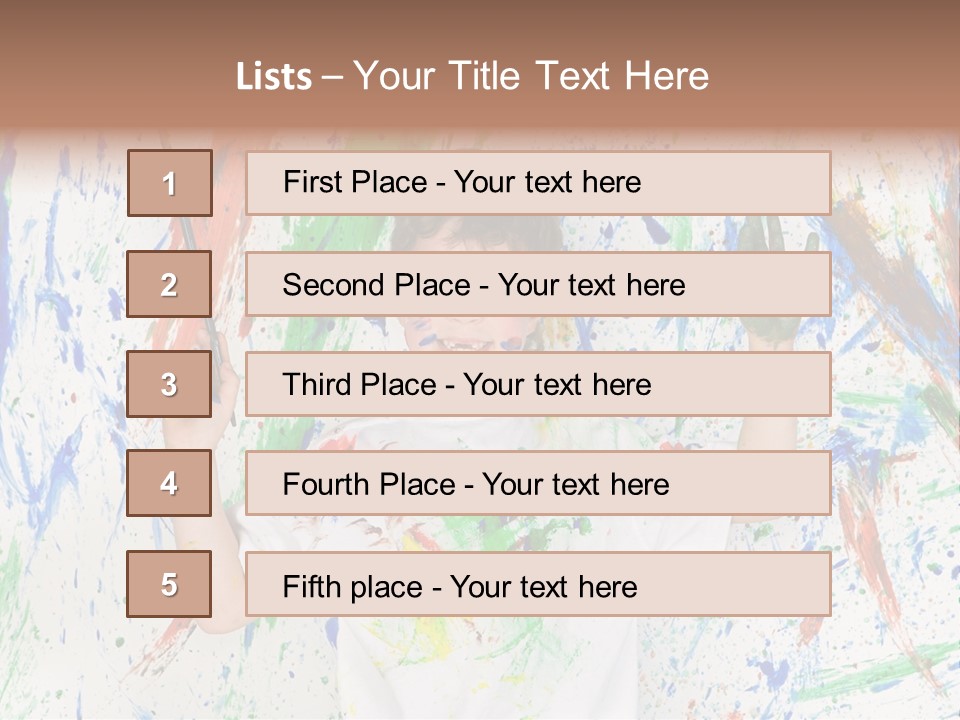 Happy Paint Workshop PowerPoint Template