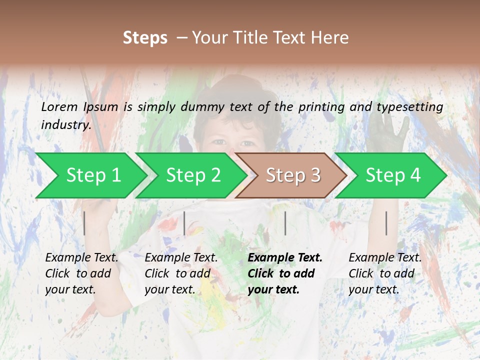 Happy Paint Workshop PowerPoint Template