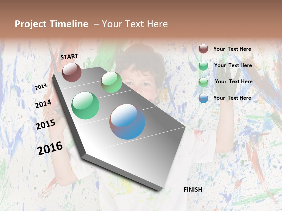 Happy Paint Workshop PowerPoint Template