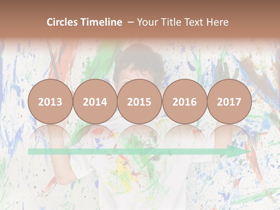 Happy Paint Workshop PowerPoint Template