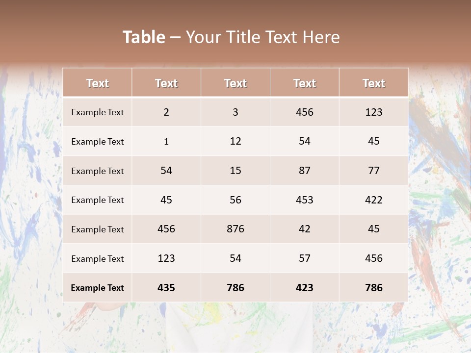 Happy Paint Workshop PowerPoint Template