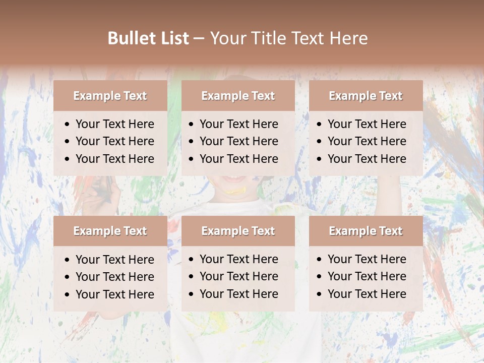 Happy Paint Workshop PowerPoint Template