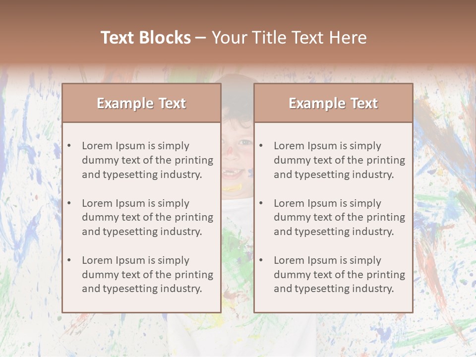 Happy Paint Workshop PowerPoint Template