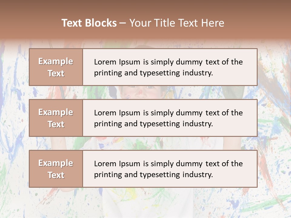 Happy Paint Workshop PowerPoint Template