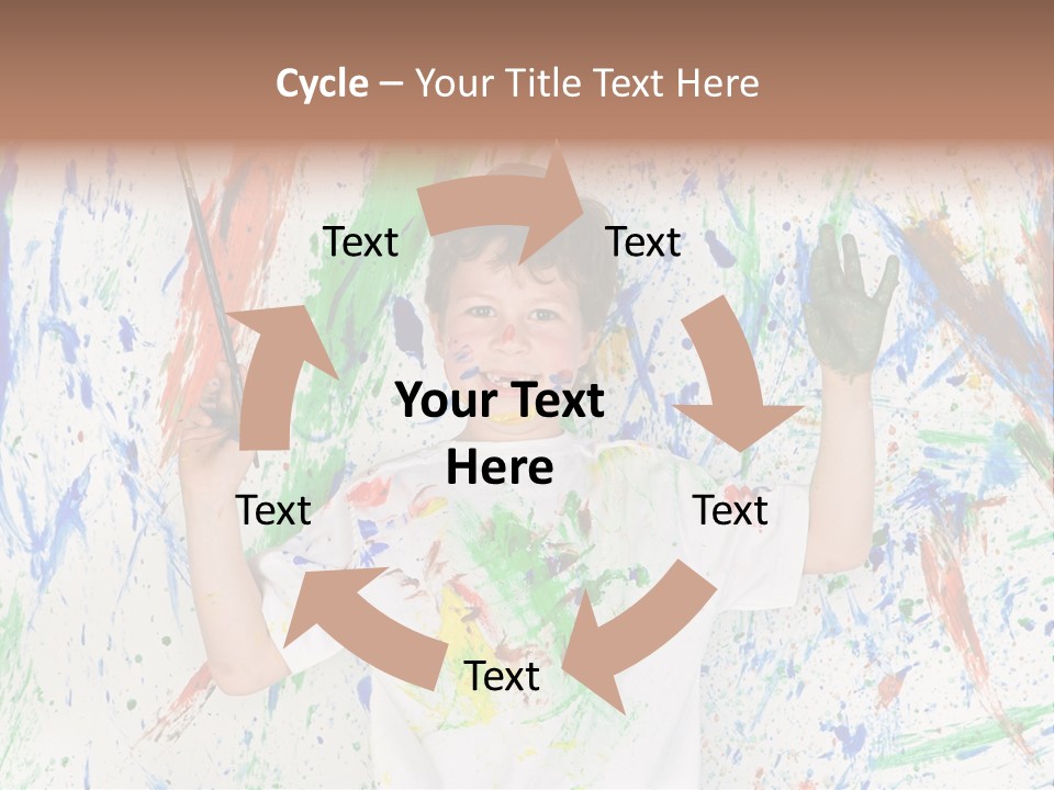 Happy Paint Workshop PowerPoint Template