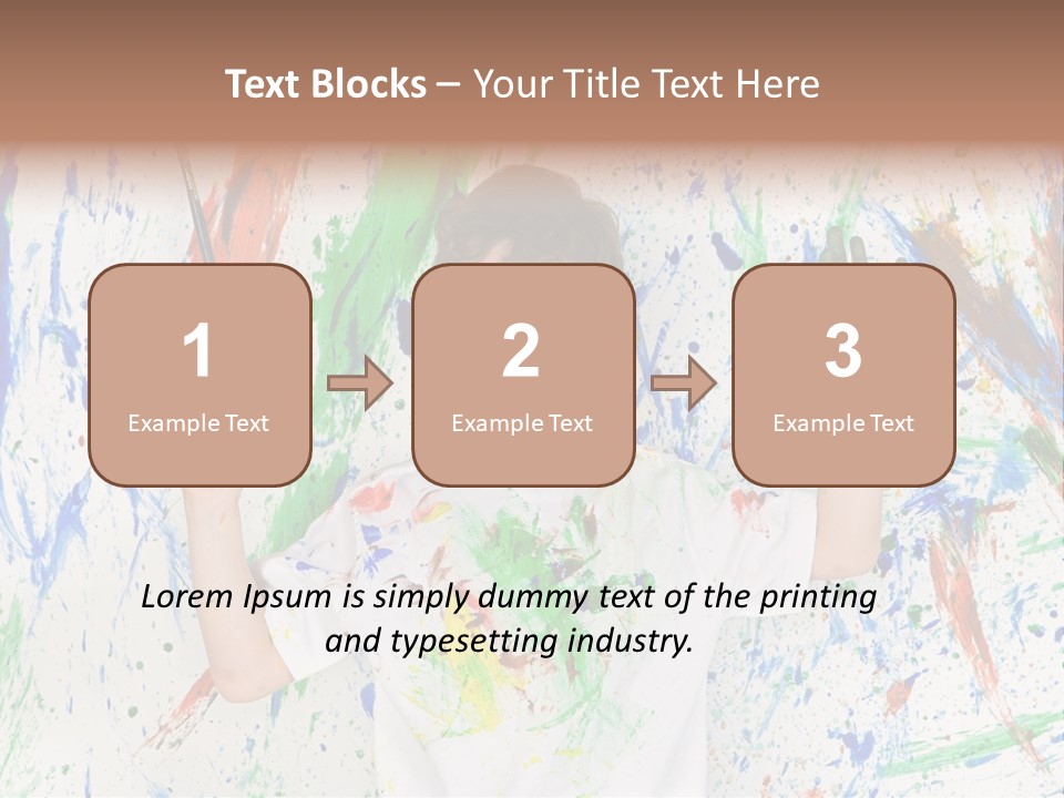 Happy Paint Workshop PowerPoint Template