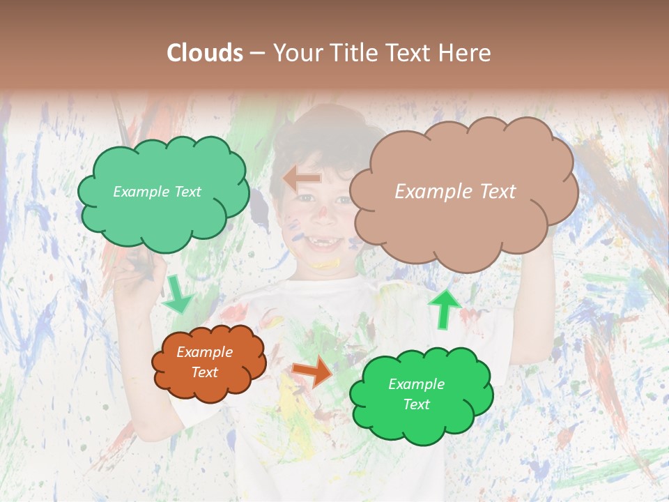 Happy Paint Workshop PowerPoint Template