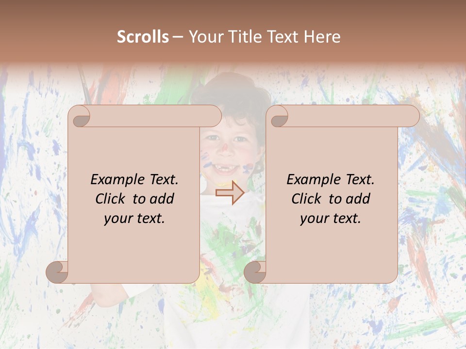 Happy Paint Workshop PowerPoint Template