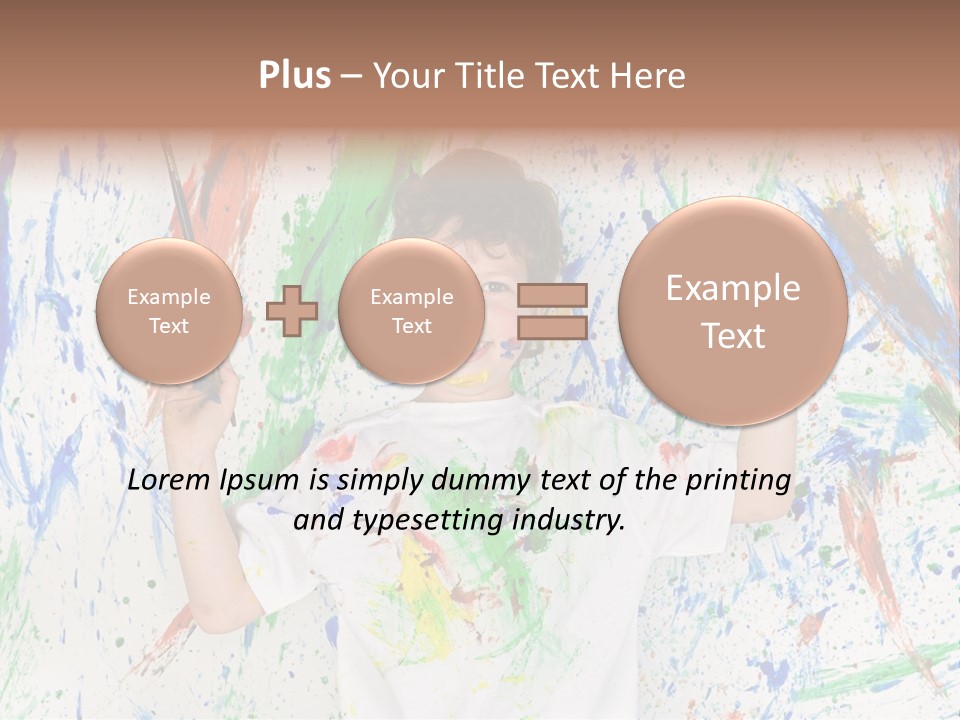 Happy Paint Workshop PowerPoint Template
