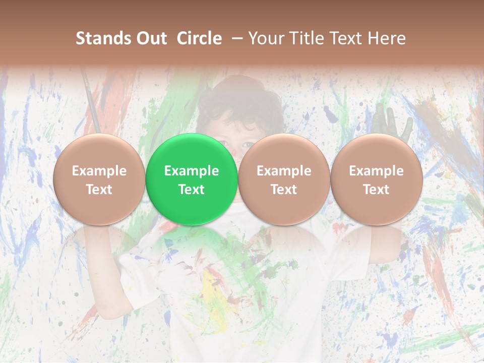 Happy Paint Workshop PowerPoint Template