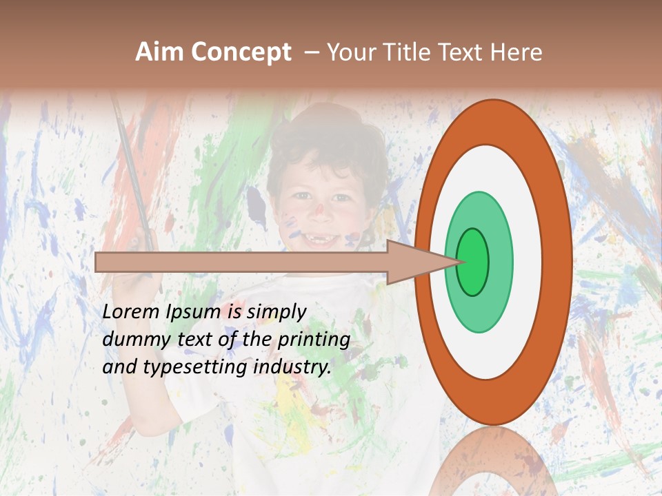 Happy Paint Workshop PowerPoint Template