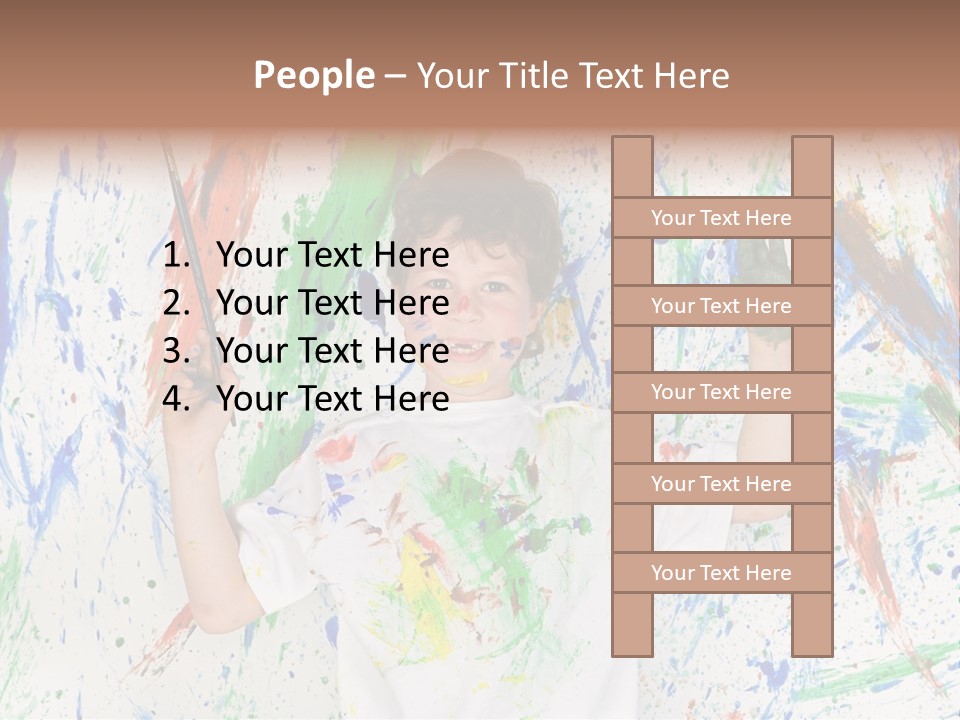 Happy Paint Workshop PowerPoint Template