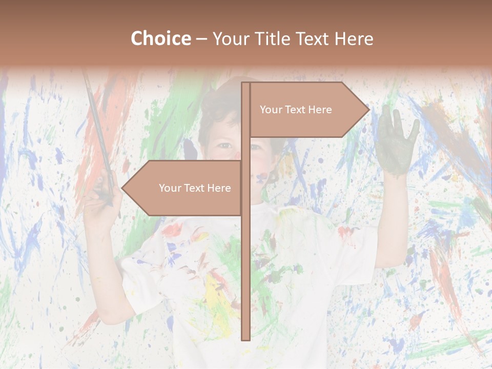 Happy Paint Workshop PowerPoint Template