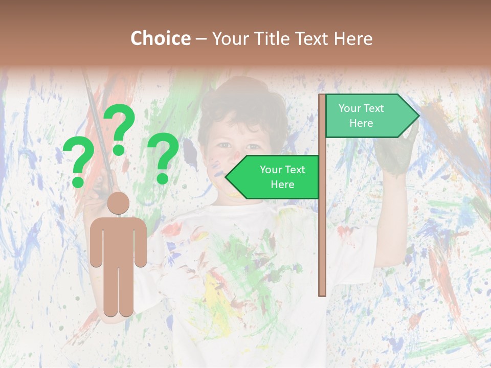 Happy Paint Workshop PowerPoint Template