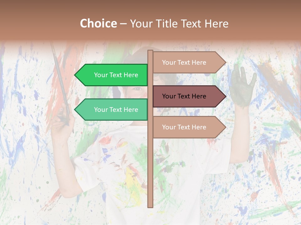 Happy Paint Workshop PowerPoint Template