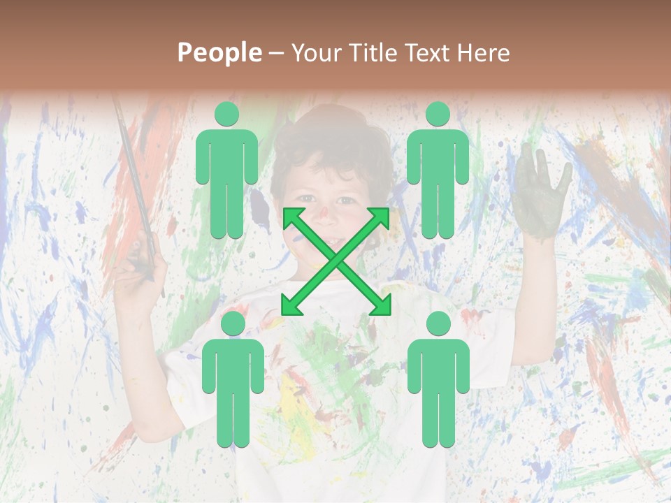 Happy Paint Workshop PowerPoint Template