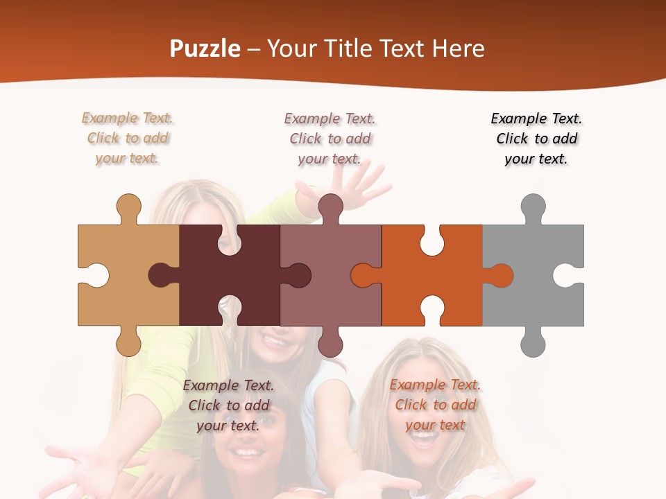 Happiness Clothing People PowerPoint Template