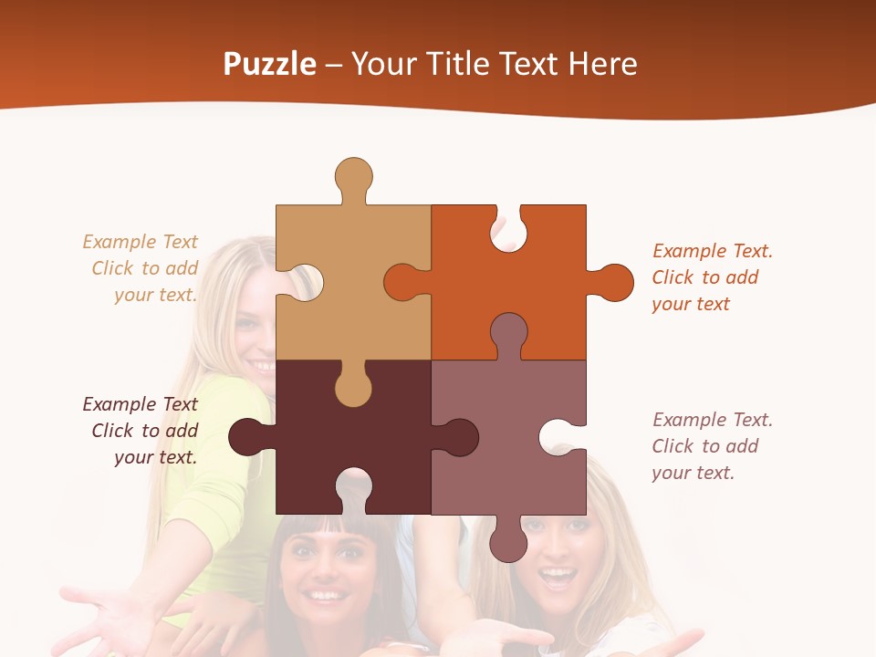 Happiness Clothing People PowerPoint Template