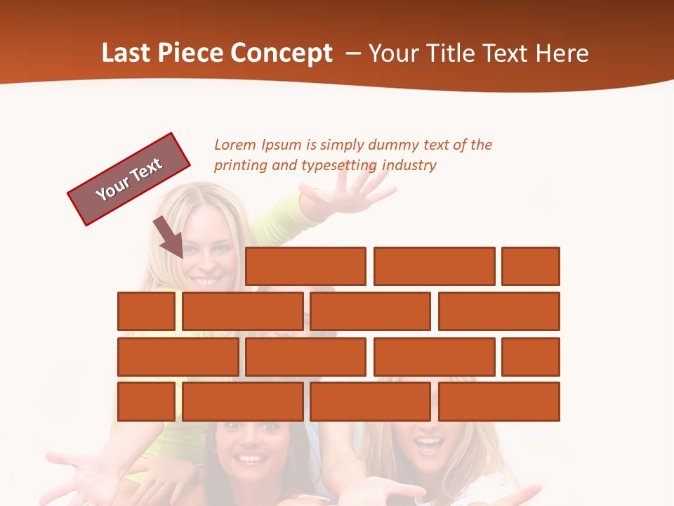 Happiness Clothing People PowerPoint Template