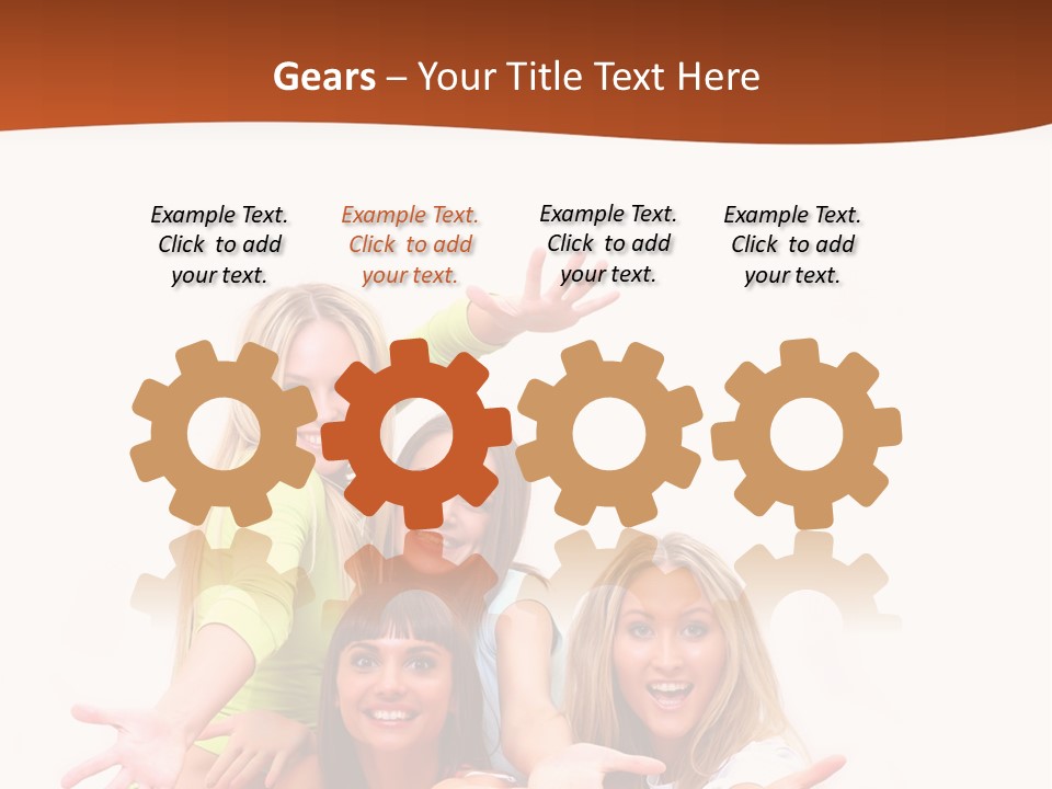 Happiness Clothing People PowerPoint Template