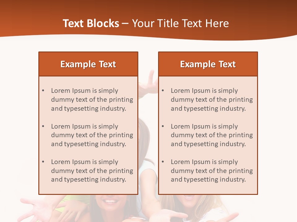 Happiness Clothing People PowerPoint Template