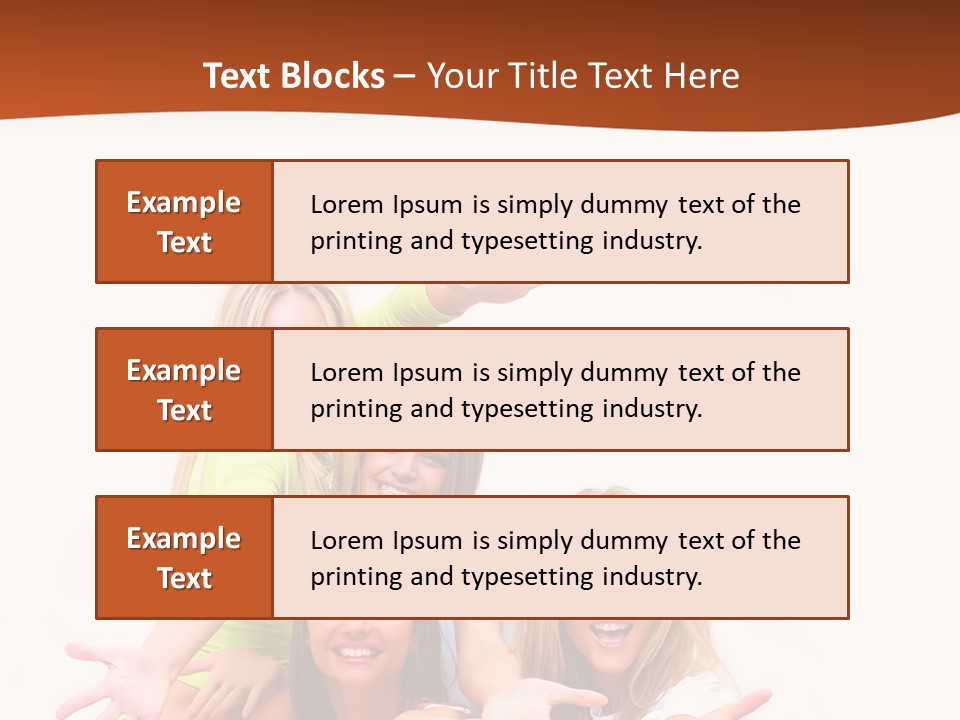 Happiness Clothing People PowerPoint Template