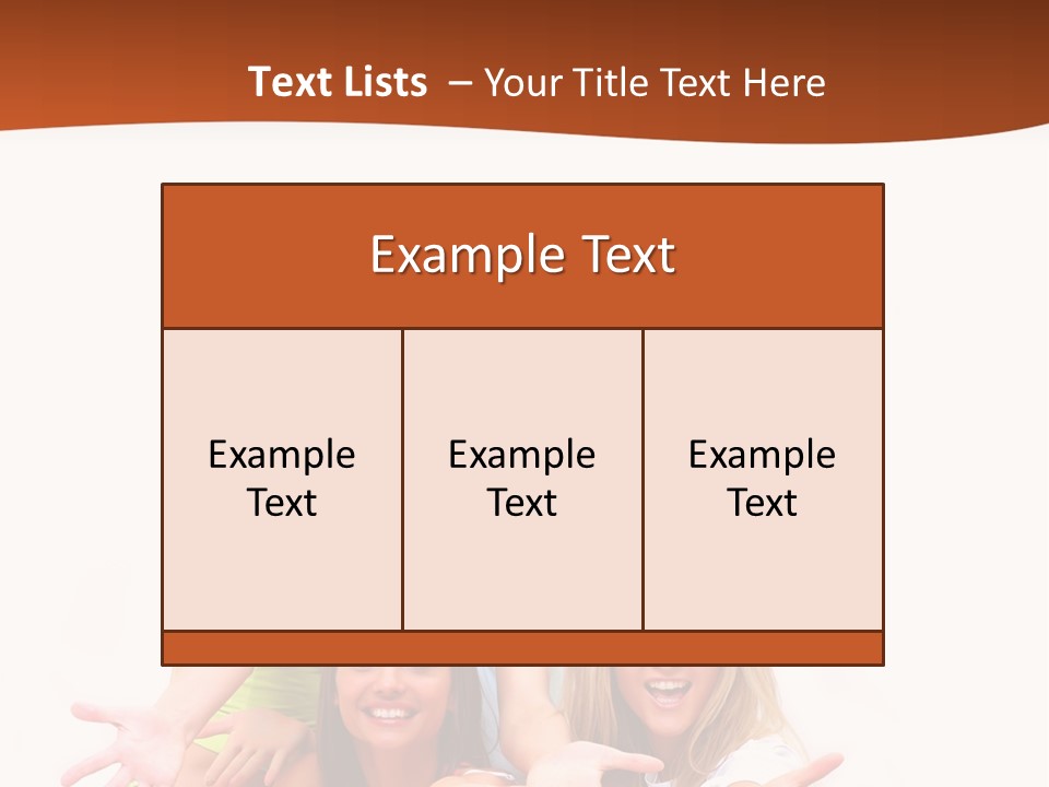 Happiness Clothing People PowerPoint Template