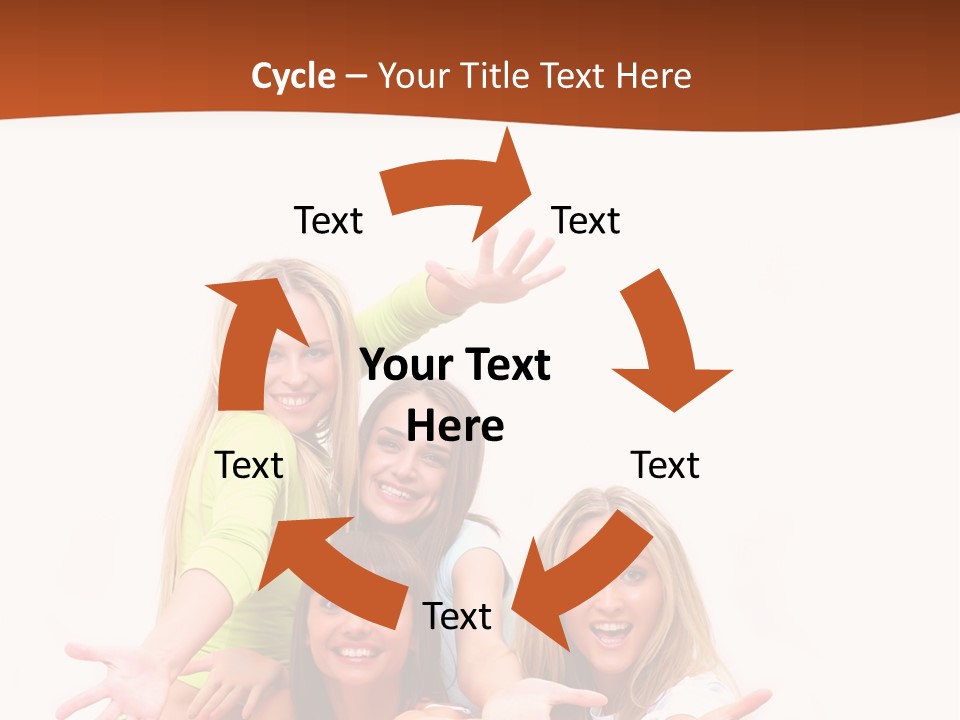 Happiness Clothing People PowerPoint Template