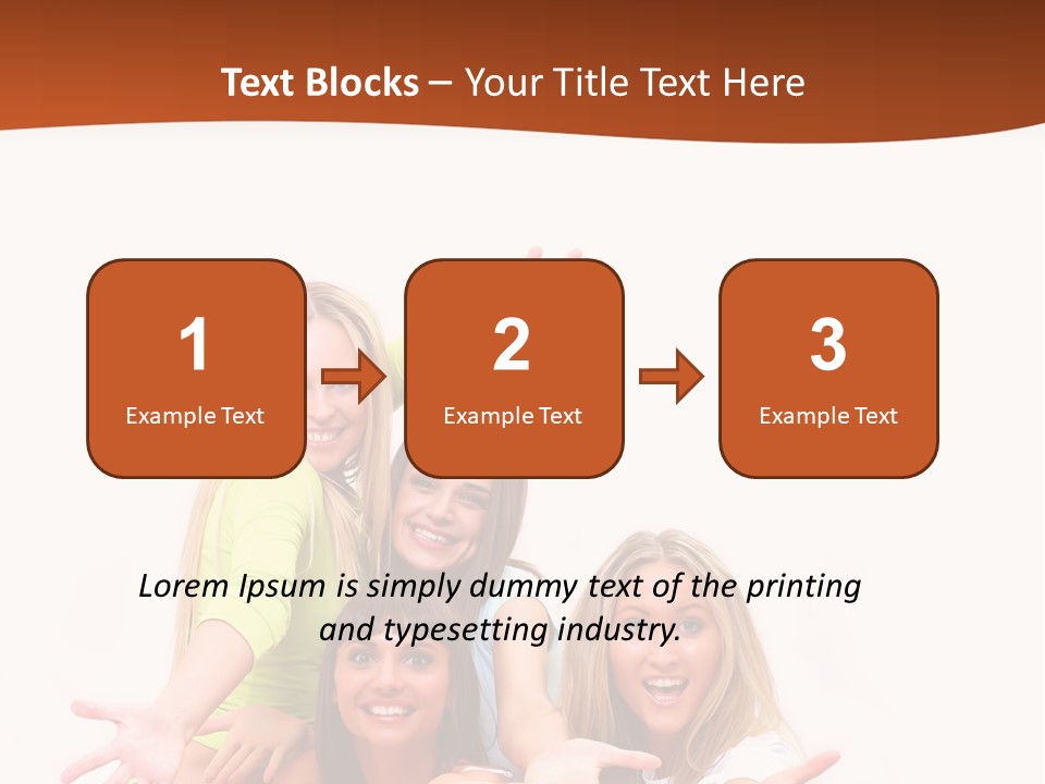 Happiness Clothing People PowerPoint Template