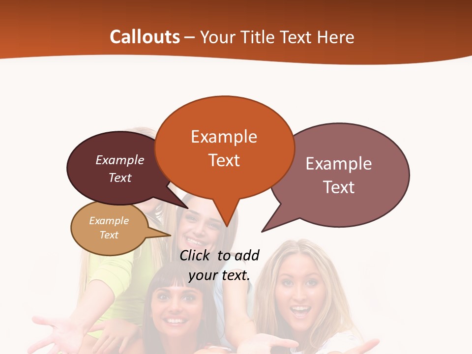 Happiness Clothing People PowerPoint Template