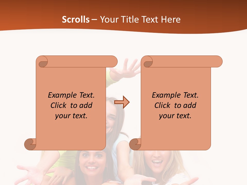 Happiness Clothing People PowerPoint Template