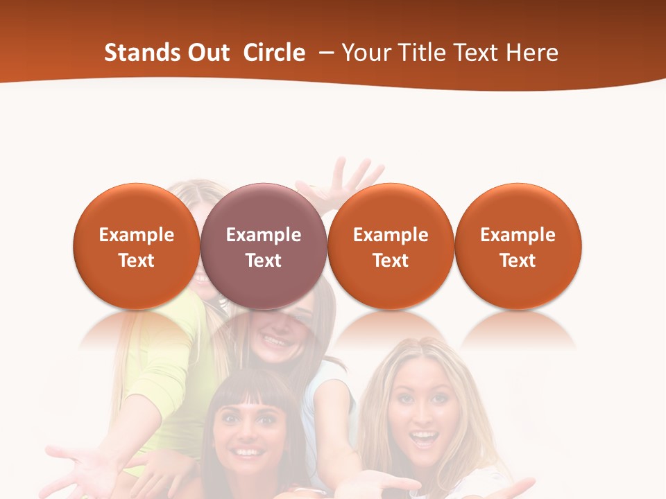 Happiness Clothing People PowerPoint Template